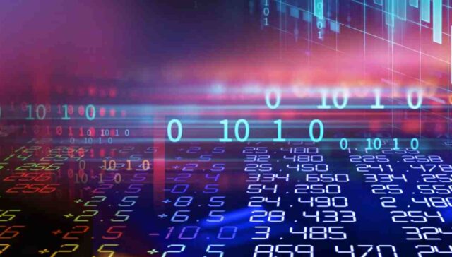 graphic illustration of computer digits